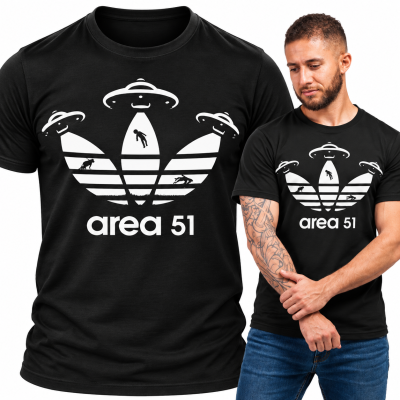 KOSZULKA  ŚMIESZNA AREA 51